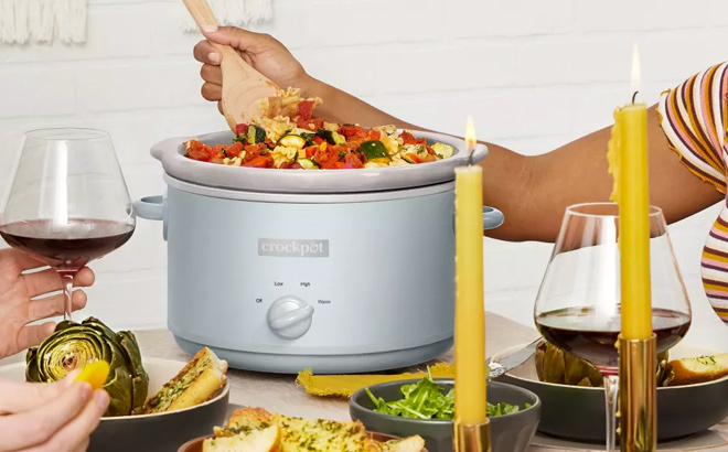 Crock Pot 4 5qt Manual Slow Cooker Light Blue Crock Pot 4 5qt Manual Slow Cooker Light Blue