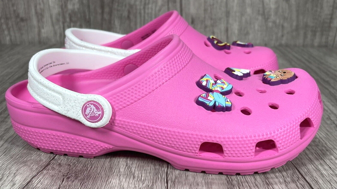 Crocs Kids Fun Lab JoJo Siwa Clogs in Electric Pink
