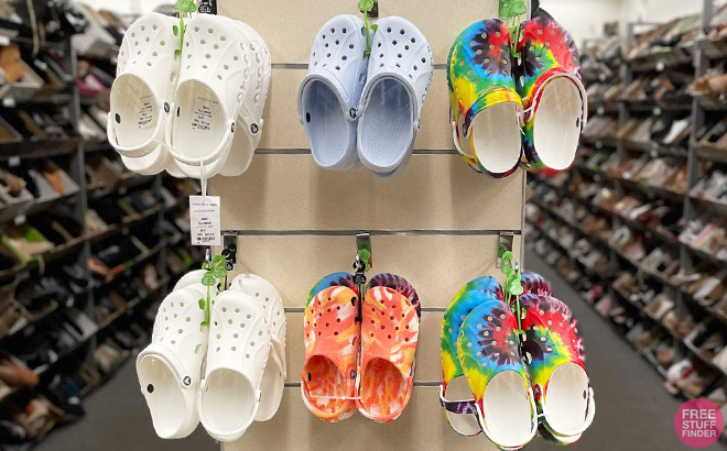 Crocs Unisex Baya Clogs Displayed in a Store