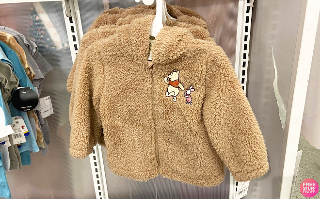 Disney Baby Boys Winnie The Pooh Sherpa Sweatshirt