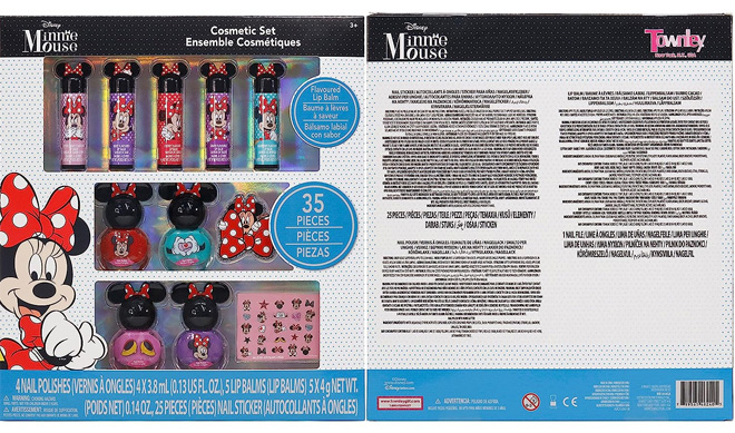 Disney Minnie Mouse Sparkly 35-Piece Cosmetic Set