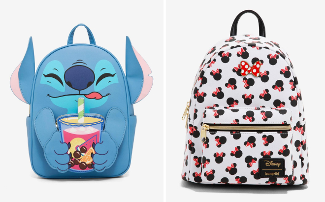 Disney Lilo Stitch Boba Figural Mini Backpack