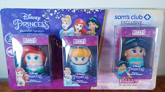 Disney Princess Bitty Boomers Bluetooth Speakers Ariel Jasmine Cinderella