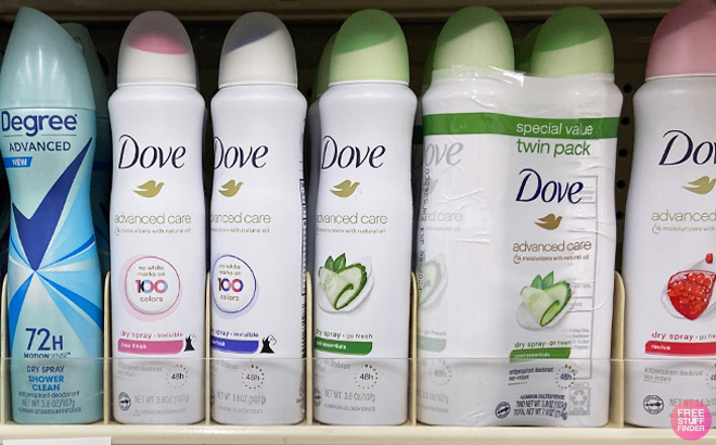 Dove Advanced Care 48H Dry Spray Antiperspirant Deodorant Cool Essentials