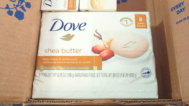 Dove Beauty Bar Shea Butter in a Box