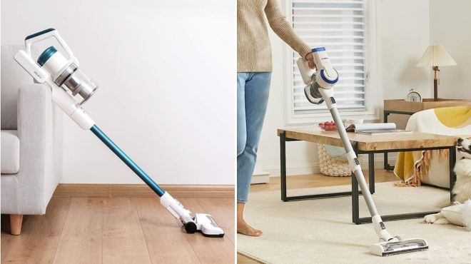 Eureka NEC180 RapidClean Pro Cordless Stick Vacuum and Tineco A10 Essentials Cordless Stick Vacuum Cleaner