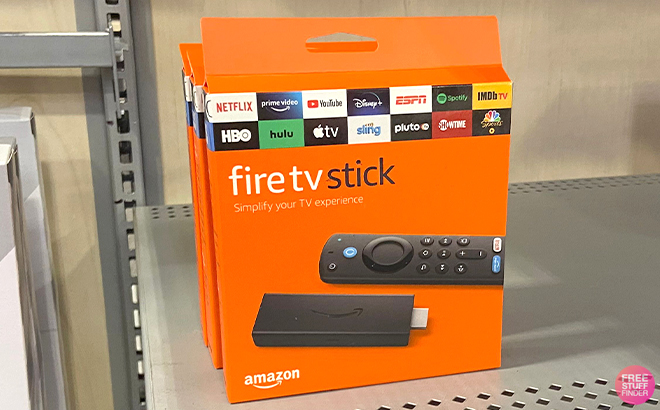 Fire TV Stick on Shelf