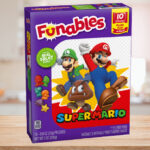 Funables Super Mario Fruit Snacks 10 Pack on a Table