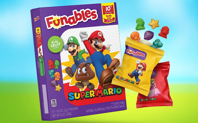 Funables Super Mario Fruit Snacks 10 Pack