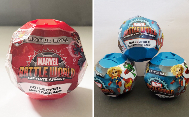 Funko Marvel Battleworld Series 3 Ultimate Armory Battle Ball and Series 1