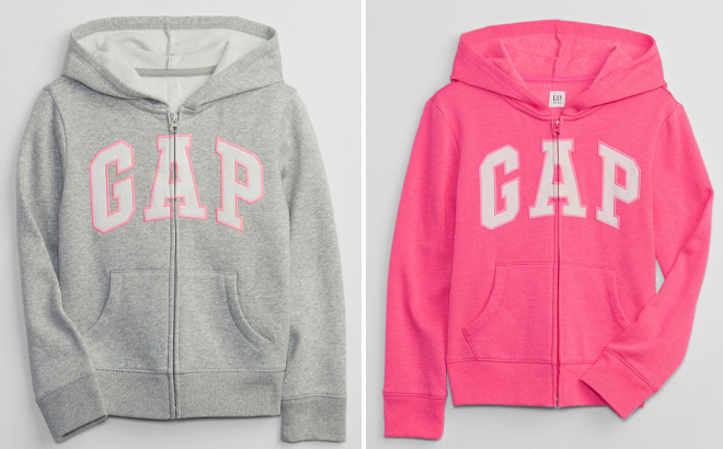 GAP Kids Gap Logo Zip Hoodie