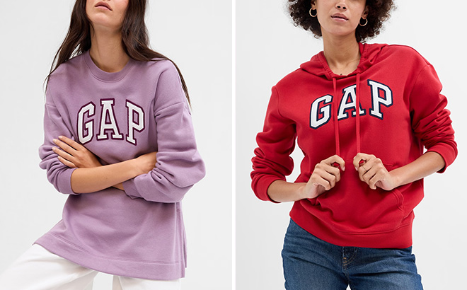 GAP Logo Tunic Sweatshirt and Gap Hoodie