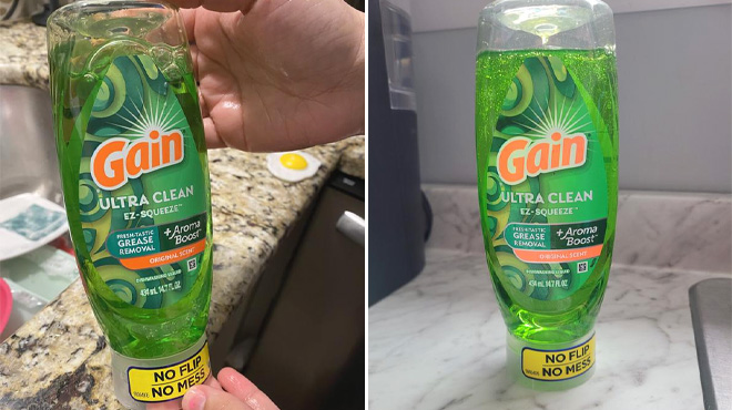 Gain EZ Squeeze on Kitchen Table