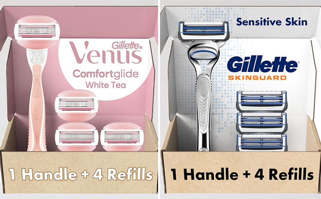 Gillette Womens Razors and Mens Razors Gillette Womens Razors and Mens Razors