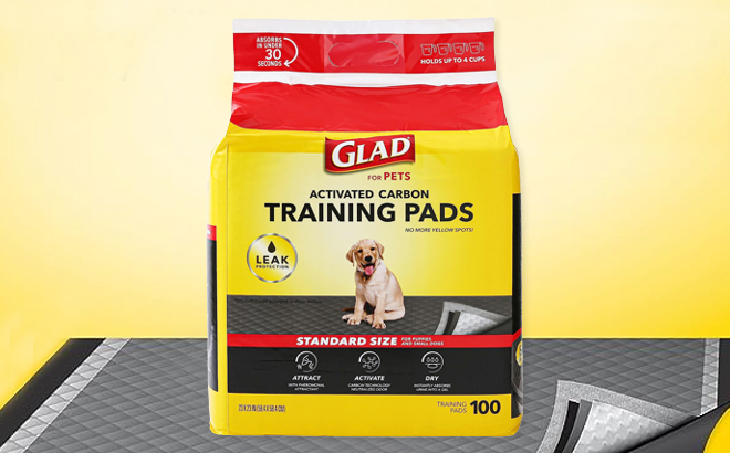 Glad Pets Black Charcoal Puppy Pads