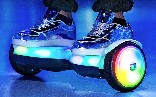 Hoverboard with LED Lava Lights