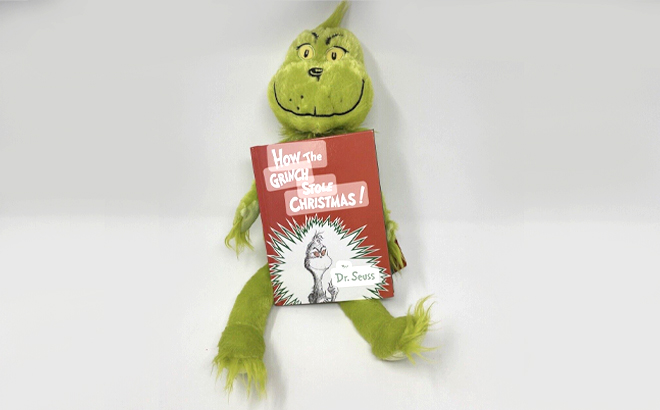 How The Grinch Stole Christmas Plush and Book Bundle Lean on the Wall How The Grinch Stole Christmas Plush and Book Bundle Lean on the Wall