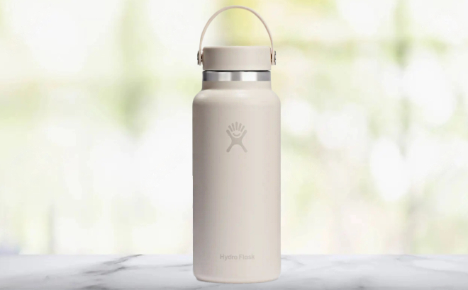 Hydro Flask Wide Mouth Water Bottle in Moonlight Color