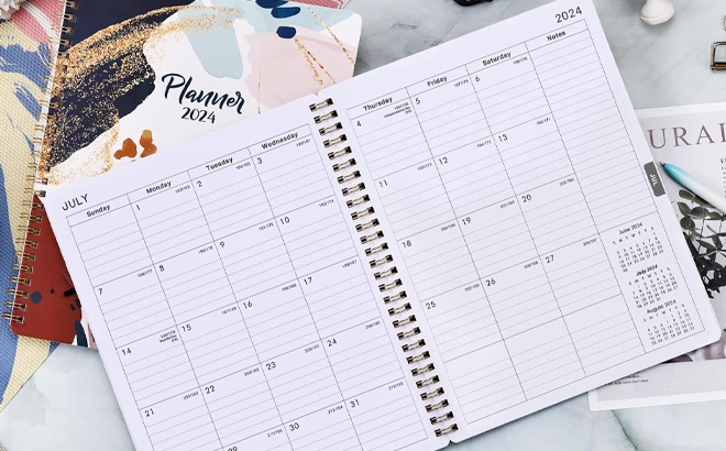 January 2024 to December 2024 Weekly Monthly Planner