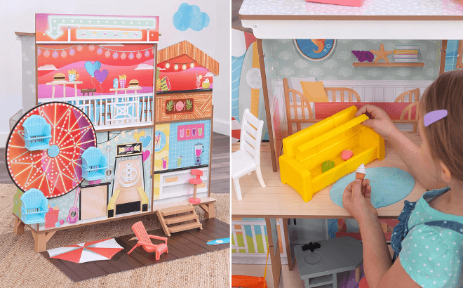 KidKraft Ferris Wheel Beach House Dollhouse KidKraft Ferris Wheel Beach House Dollhouse