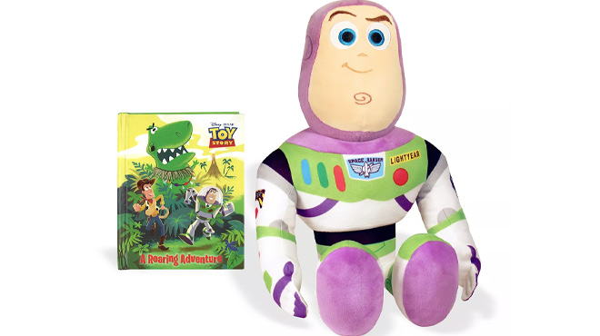Kohls Cares Buzz Lightyear Plush Toy Book Bundle