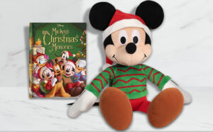 Kohls Cares® Disneys Mickey Mouse Plush Book Bundle Leaning on the Wall