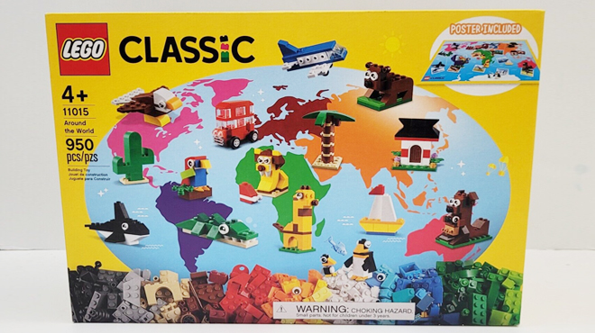 LEGO Classic Around the World 950 Piece Building Set LEGO Classic Around the World 950 Piece Building Set