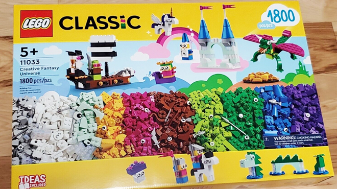 LEGO Classic Creative Fantasy Universe 1800 Piece Building Set
