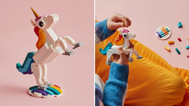LEGO Creator 3 in 1 Magical Unicorn Toy Animal Playset