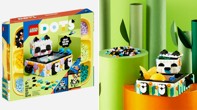 LEGO DOTS Cute Panda Tray Crafts Set