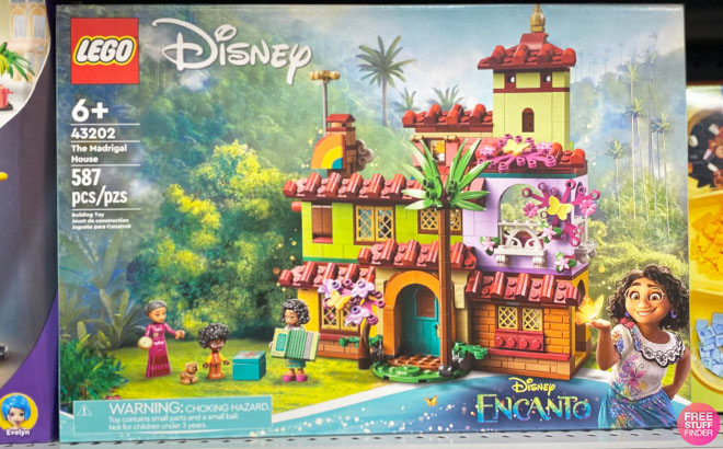 LEGO Disney Encanto The Madrigal House Building Set on a Shelf