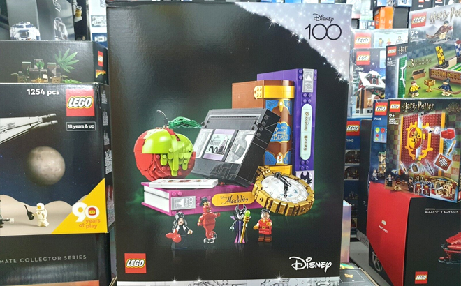 LEGO Disney Villain Icons on a Box