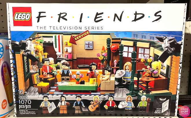 LEGO Friends Central Perk Building Set on a Shelf