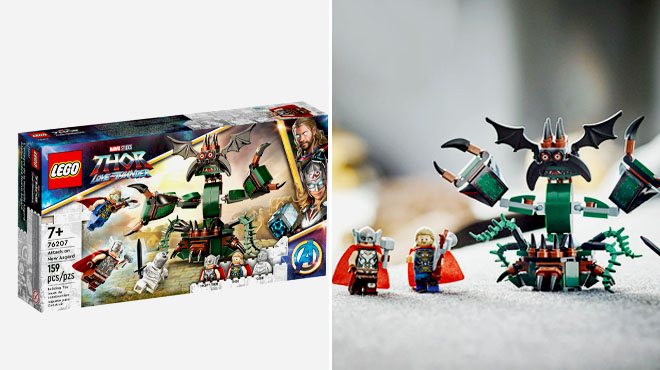 LEGO Marvel Attack on New Asgard Thor Buildable Toy
