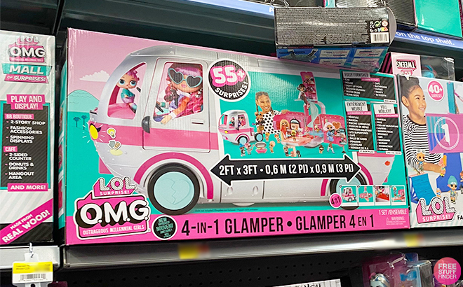 LOL Surprise OMG Glamper Fashion Camper Doll Playset with 55 Plus Surprises