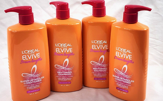 LOreal Paris Elvive Dream Lengths Shampoo and Conditioner Kit