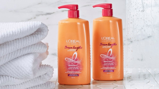 LOreal Paris Elvive Dream Lengths Shampoo and Conditioners
