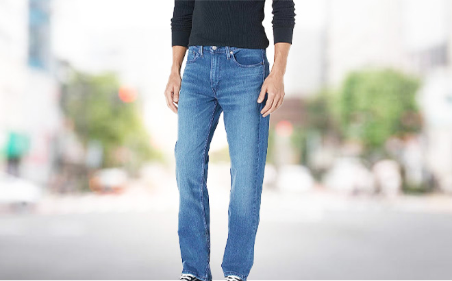 Levis Mens 514 Straight Fit Cut Jeans