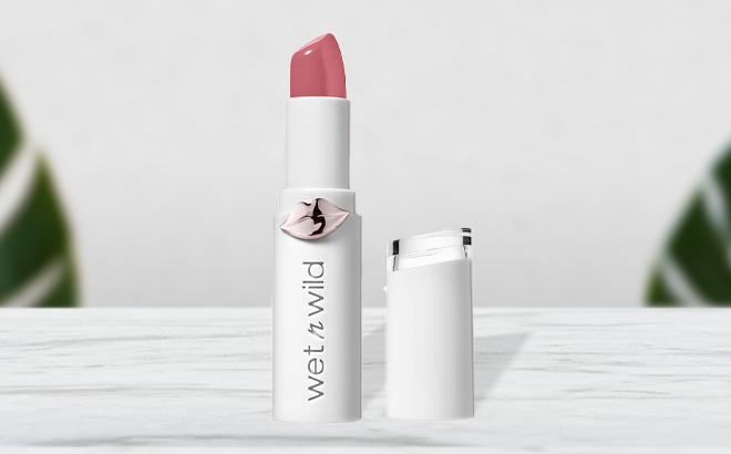 Lipstick By Wet n Wild Mega Last High Shine Lipstick Lip Color Makeup in the Shade Bright Pink Pinky Ring
