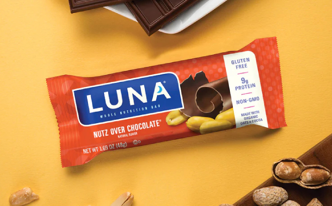 Luna Bar Nutz Over Chocolate Flavor