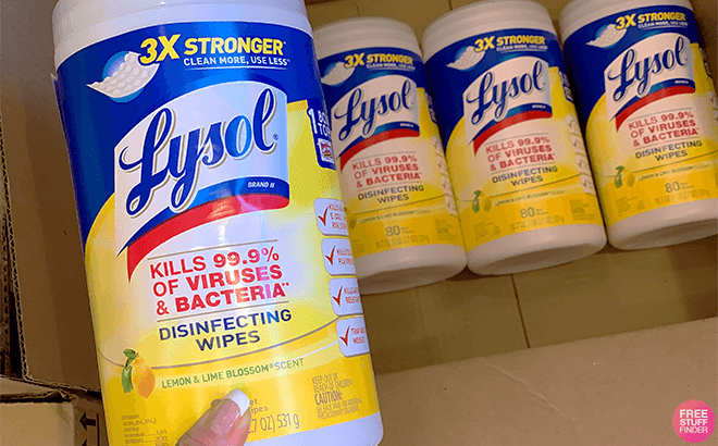 Lysol 80 Count Disinfectant Wipes