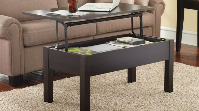 Mainstays Lift Top Coffee Table in Espresso Color