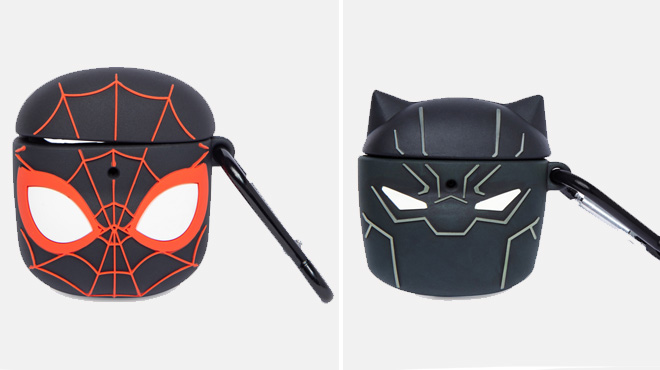 Marvel Spider Man and Black Panther Airpods Gen 1 and 2 Case Cover