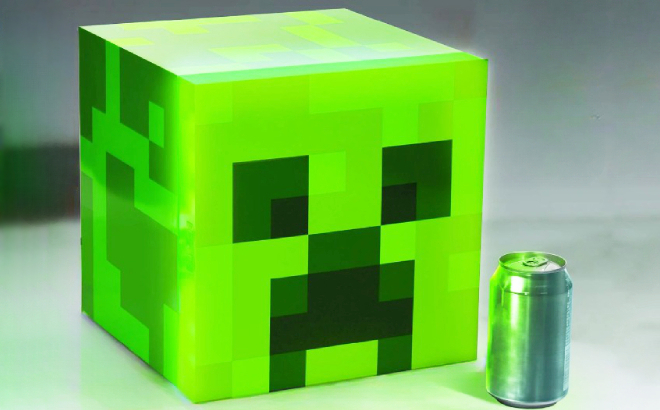 Minecraft Green Creeper 9 Can Mini Fridge