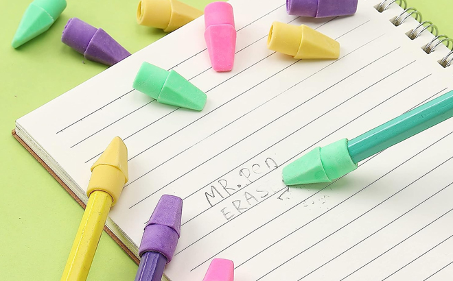 Mr Pen Pencil Top Erasers