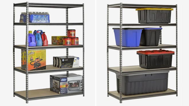 Muscle Rack 5 Tier Steel Freestanding Shelves