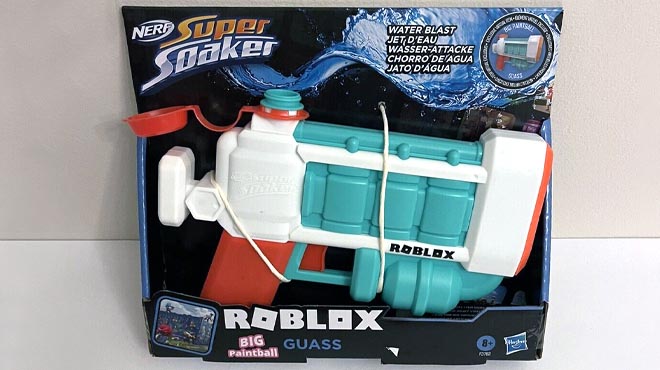 NERF Super Soaker Roblox BIG Paintball Water Blaster