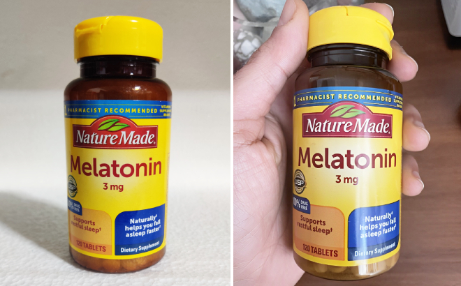 Nature Made Melatonin 3mg Tablets 120 Count Nature Made Melatonin 3mg Tablets 120 Count