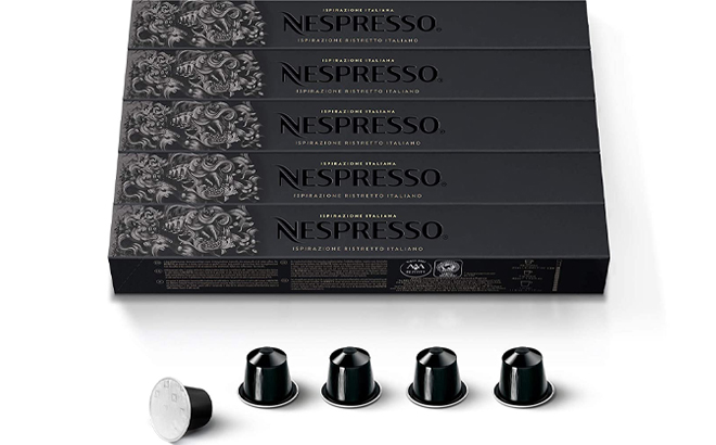 Nespresso Capsules Ristretto Intenso 100 Count Pack