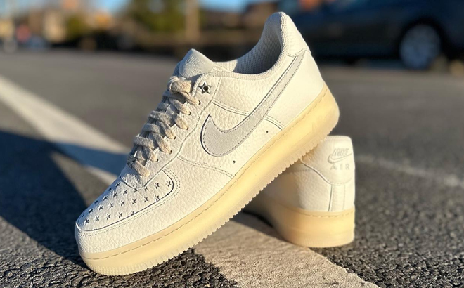 Nike Air Force 1 07 Womens Shoes on a Road